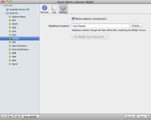 Database Server Setup