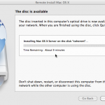 Remote installation of Mac OS X Server